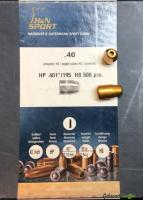 2’000 Geschosse HP H&N .401“ 195grs. HS