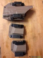 Glock 17 34  Holster für Pistole mit Lampe