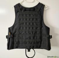 Taktische Molle-Weste / Plattenträger schwarz