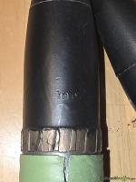 2 Stück  30 mm Flack   oliv / schwarz  im Set.  /    INERT