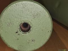 2 Stück  30 mm Flack   oliv / schwarz  im Set.  /    INERT