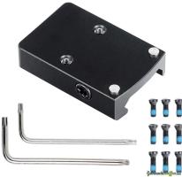 Picatinny-Montage mit RMR-Fußabdruck, kompatibel mit Holosun 407C 507C 508T/RMR