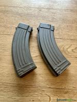2x AK47 Magazin Stahl (Grau) 30Schuss 7,62x39