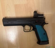 CZ | Ceska Zbrojovka Pistole, CZ TS 2 Blue Edition - Kansas City 9x19mm Parabellum/Luger/NATO