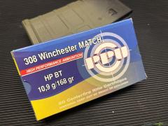 .308 PPU - 168gr