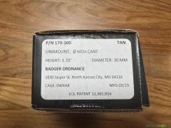 SAI OPTICS – SAI 6 1-6X24MM mit BADGER ORDNANCE 30MM 1.70