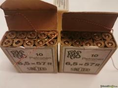 RWS Patronen Munition 6.5 x 57r