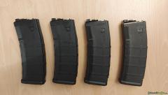 Komplett Set Airsoft RA-Tech Custom WE SCAR-L MK.16 +KJ Works X CZ P-09 Duty Tactical 