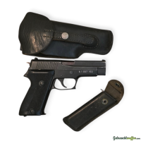 SIG P220, Kal. 9x19, inkl. Holster und Reservemagazin