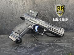 Pistole Walther Q5 Match SF Champion 9mm Para - Mit Aimpoint Acro P2 - Zustand 1