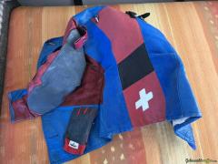 TRUTTMANN Schiessjacke für Profis. Dickes Leder! INKL: Handschuh