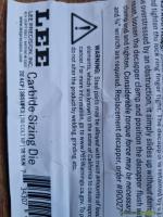 NEU Lee Carbide Full Length Sizing Die .38 super, 38 ACP,  38 Colt, 38 W&W