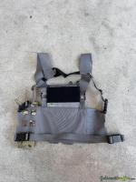 Ferro Concepts Chesty Rig Wide Tactical Vest, Grau, mit Zubehör