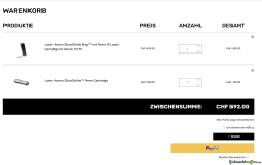 Laser-Ammo SureStrike Mag mit 9mm IR und roter Laser