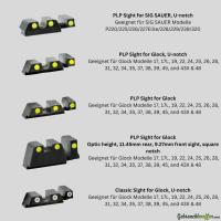GLOCK PLP Tritium Visier Vanguard Sights
