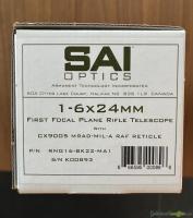 SAI 1-6x24mm MRAD-MIL-A RAF Reticle LPVO
