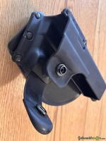 Fobus Holster mit Paddle für Glock 17 inkl. alle Waffenlampen