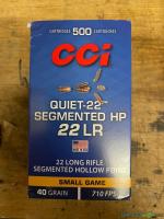 CCI Quiet-22 Segmented HP .22lr 40 gr