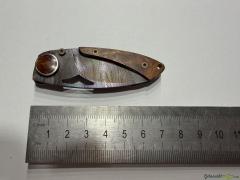 Tecnocut Einhandmesser, Viper Slim Line, Damasteel