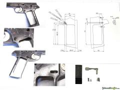 SIG P210 P49 Umbausatz Magazinknopf