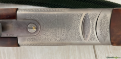 neuwertige Bockdoppelflinte, Beretta 687 Silver Pigeon-II, Kal 12/76