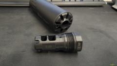 Silent Steel Blast Deflector mit Kompensator M14x1lh