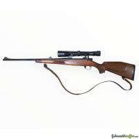 Repetierbüchse RWS Modell 89, Kal. 7.5x55 mit Zielfernrohr Schmidt&Bender 6x42