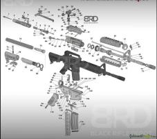 ORIGINAL AR15 M4 Clone  .223 Kleinteile Ersatzteile DPMS
