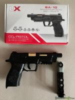 Co2-Pistole Umarex SA-10 4.5/.177 blowback, Pellets u. BBs