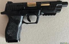 Co2-Pistole Umarex SA-10 4.5/.177 blowback, Pellets u. BBs