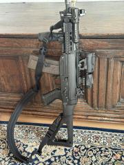 Sturmgewehr Sig-Sauer 553 SB (Stgw 04/07) Kal:5,6mm , Schwarz