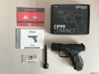 Co2-Pistole Walther CP99 Compact Blowback, 4,5 mm BBs