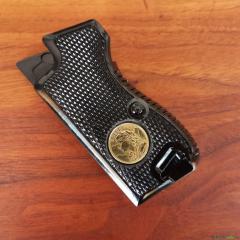 SIG P210 Griffschalen mit Goldvreneli Einlage