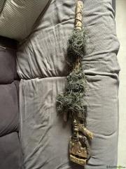 Custom Airsoft Sniper HPA / CO2 (Mancraft SDiK) + Victoptics Scope, Ghillie & Zubehör