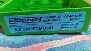 36446 - Redding Type-S Match Die Set - FL - 6.5 Creedmoor