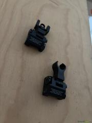 AR-15 FLIP-UP HK-STYLE FRONT SIGHT SET BLACK
