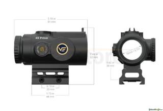 Vector Optics Paragon 4x24 Micro Prism Scope