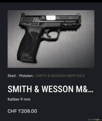 Smith & Wesson MP9 2.0 9x19mm Parabellum/Luger/NATO