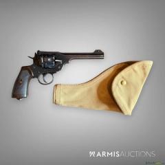 Revolver Webley MK VI .455 mit Holster