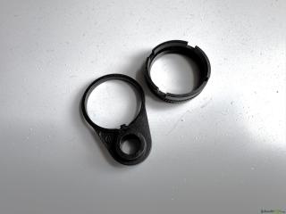 PWS AR-15 castle nut + endplate
