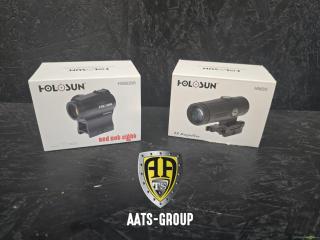 OCCASION Rotpunktvisier HOLOSUN HS503R + Magnifier HOLOSUN HM3X