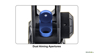 UTG AR15 Super Slim Rear Sight Picatinny / Ghost Ring / Visier