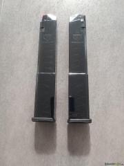 2 x ETS Glock 17 9mm 32rds Gen 2 Magazine - Carbon Smoke