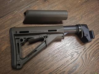 WYSSEN DEFENCE M4 Klappschaftscharnier inkl. Buffertube und CTR + Riser zu Stgw90 OD