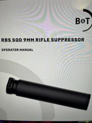 B&T Schalldämpfer RBS SQD 9mm für APC, GHM9 etc.