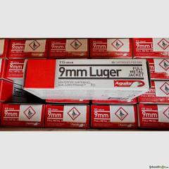 1000 Stück Aguila Standard 9mm Luger (9x19) FMJ 115 grs Pistolenmunition