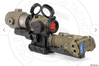 Spuhr Red Dot Flip Mount Replika für T1/2 + EOTech Magnifier