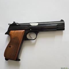 SIG Ordonnanzpistole 49 (P210) – 1. Serie (1951) – Originaler Ur-Zustand OHNE Fangrast!