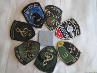 Patches, CH Armee, versch. Einheiten,