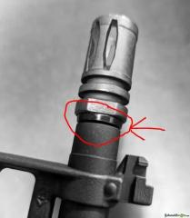 AR15 AR-15 M4 M16 Crush Wascher Mündungsbremse Flashhider